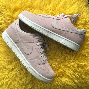 Pink Suede Nike Sneakers